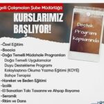 Engelli yurttaşlar için kurs dönemi başlıyor