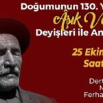 Aşık Veysel 130. Doğum Gününde Çankaya’da Anılacak